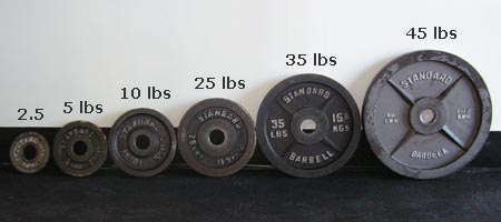 weight of small barbell bar